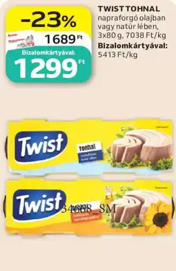 Auchan Twist tonhal ajánlat