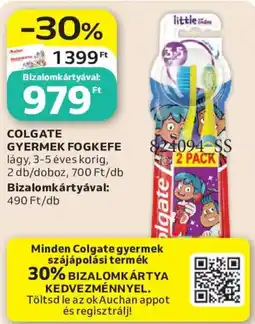 Auchan Colgate gyermek fogkefe ajánlat