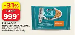 Auchan Purina one nedves macskaeledel ajánlat