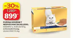 Auchan Purina gourmet nedves macskaeledel ajánlat