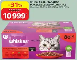 Auchan whiskas macskaeledel-válogatás ajánlat