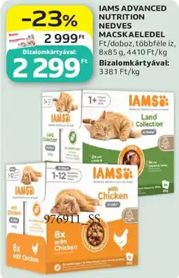 Auchan Iams advanced nutrition nedves macskaeledel ajánlat