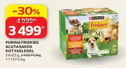 Auchan purina friskies alutasakos kutyaeledel ajánlat