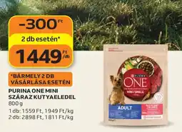 Auchan purina one mini száraz kutyaeledel ajánlat