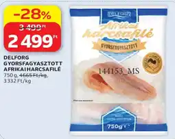 Auchan Delforg gyorsfagyasztott afrikai harcsafilé ajánlat