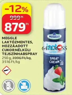 Auchan Meggle laktózmentes tej ajánlat