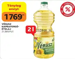 Auchan Vénusz napraforgó-étolaj ajánlat