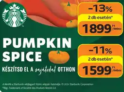 Auchan Starbucks pumpkin spice ajánlat