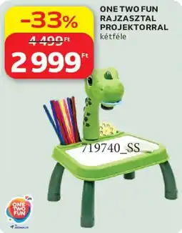 Auchan One Two Fun rajzasztal projektorral ajánlat
