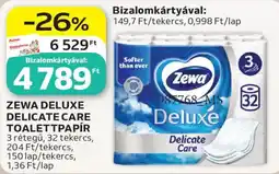 Auchan Zewa deluxe toilettpapír ajánlat