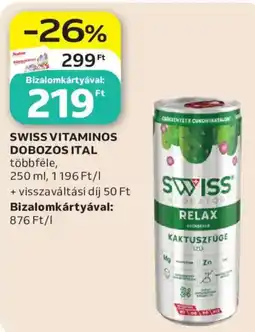 Auchan Swiss vitaminos dobozos ital ajánlat