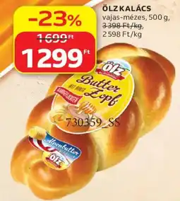 Auchan Ölz kalács ajánlat