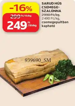 Auchan Sarud hús csemege-szalonna ajánlat