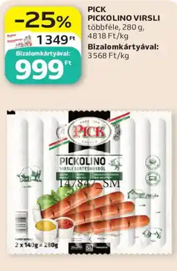 Auchan Pick pickolino virsli ajánlat