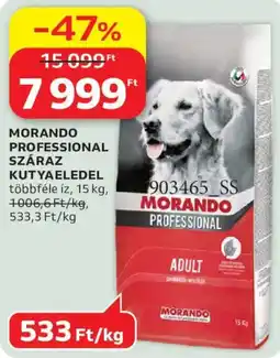 Auchan Morando professional száraz kutyaeledel ajánlat