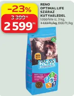 Auchan Reno optimal life száraz kutyaeledel ajánlat