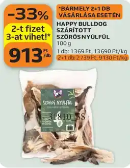 Auchan Happy bulldog szárított szörös nyúlfül ajánlat