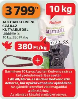 Auchan Auchan kedvenc száraz kutyaeledel ajánlat