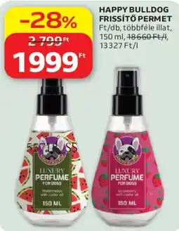 Auchan Happy bulldog frissítő permet ajánlat