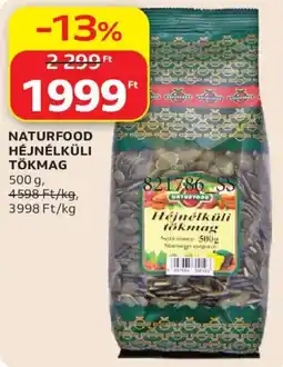 Auchan Naturfood héjnélküli tökmag ajánlat