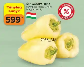 Étkezési paprika