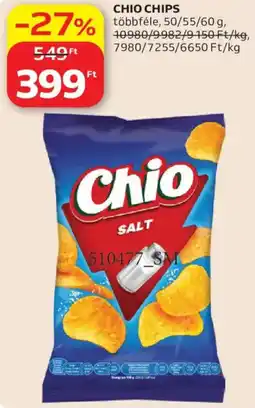 Auchan Chio chips ajánlat