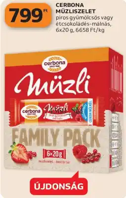 Auchan Cerbona müzliszelet ajánlat