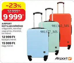 Auchan Airport dots abs bőrönd ajánlat