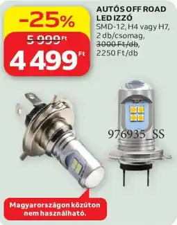 Auchan Autós offroad led izzó ajánlat