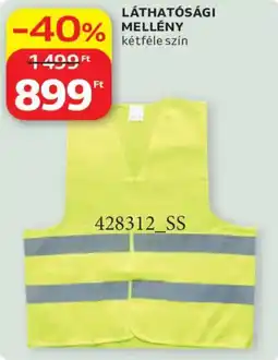 Auchan Láthatósági mellény ajánlat