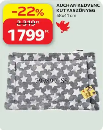 Auchan kedvenc kutyaszőnyeg