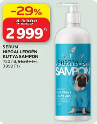 Serum hipoallergén kutya sampon