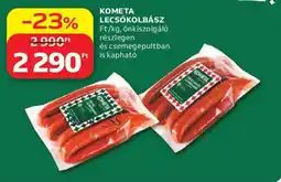 Auchan Kometa lecsókolbász ajánlat