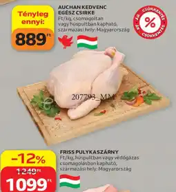 Auchan Auchan kedvenc egész csirke ajánlat