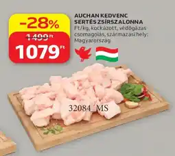 Auchan Auchan kedvenc sertés zsírszalonna ajánlat