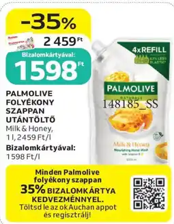Auchan Palmolive folyékony szappan ajánlat