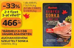 Auchan Auchan szeletelt sonka ajánlat