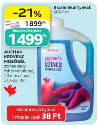 AUCHAN KEDVENC MOSÓGÉL