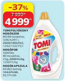 Auchan TOMI FOLYÉKONY MOSÓSZER ajánlat