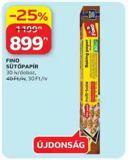 Auchan Fino sütőpapír ajánlat