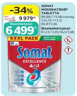 Auchan Somat Mosogatógép Tabletta ajánlat