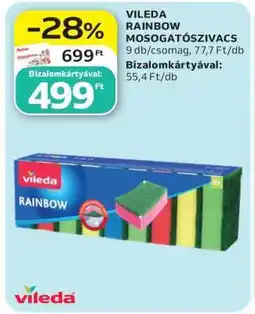 Auchan Vileda Rainbow Mosogatószivacs ajánlat