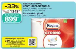 Auchan Regina Strong konyhai papírtörlő ajánlat