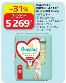 Auchan Pampers Premium Care bugyipelenka ajánlat