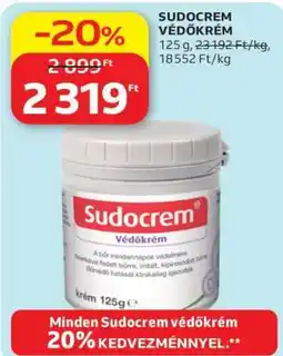 Auchan SUDOCREM VÉDŐKRÉM ajánlat