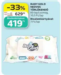 Auchan BABY GOLD NEDVES TÖRLŐKENDŐ ajánlat