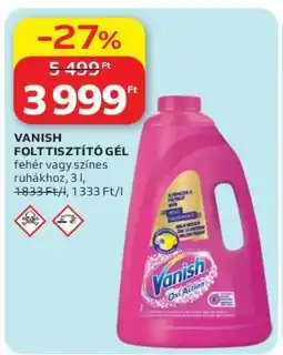 Auchan Vanish Folttisztító Gél ajánlat
