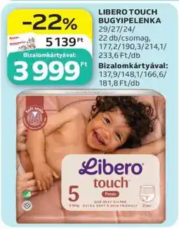 Auchan LIBERO TOUCH BUGYIPELENKA ajánlat