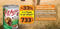 Auchan PANZI PET FIT ACTIVE KONZERV KUTYAELEDEL ajánlat