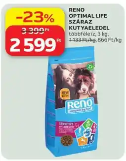 Auchan Reno Optimal Life Száraz Kutyaeledel ajánlat